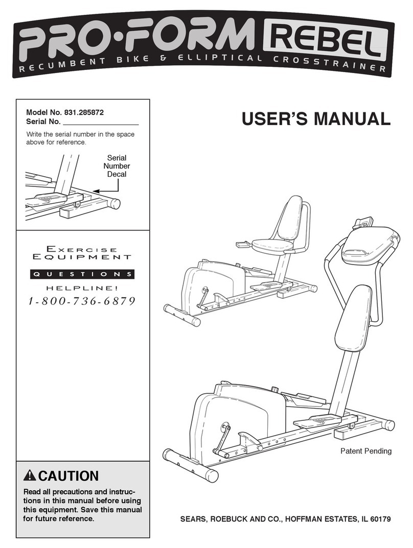 Pro-Form 831.285872 User manual