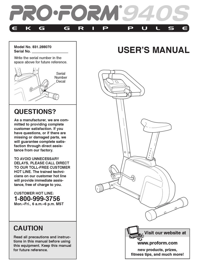 Pro-Form 831.288070 user manual