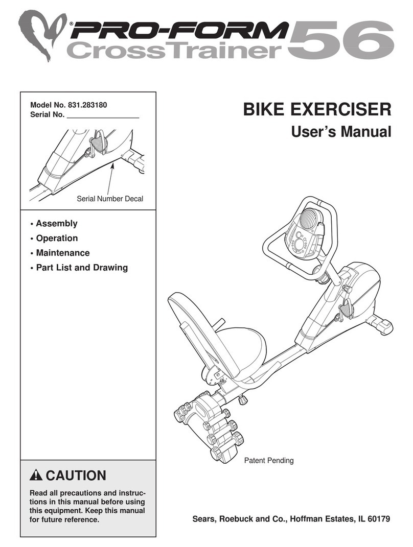 Pro-Form 831.283180 user manual