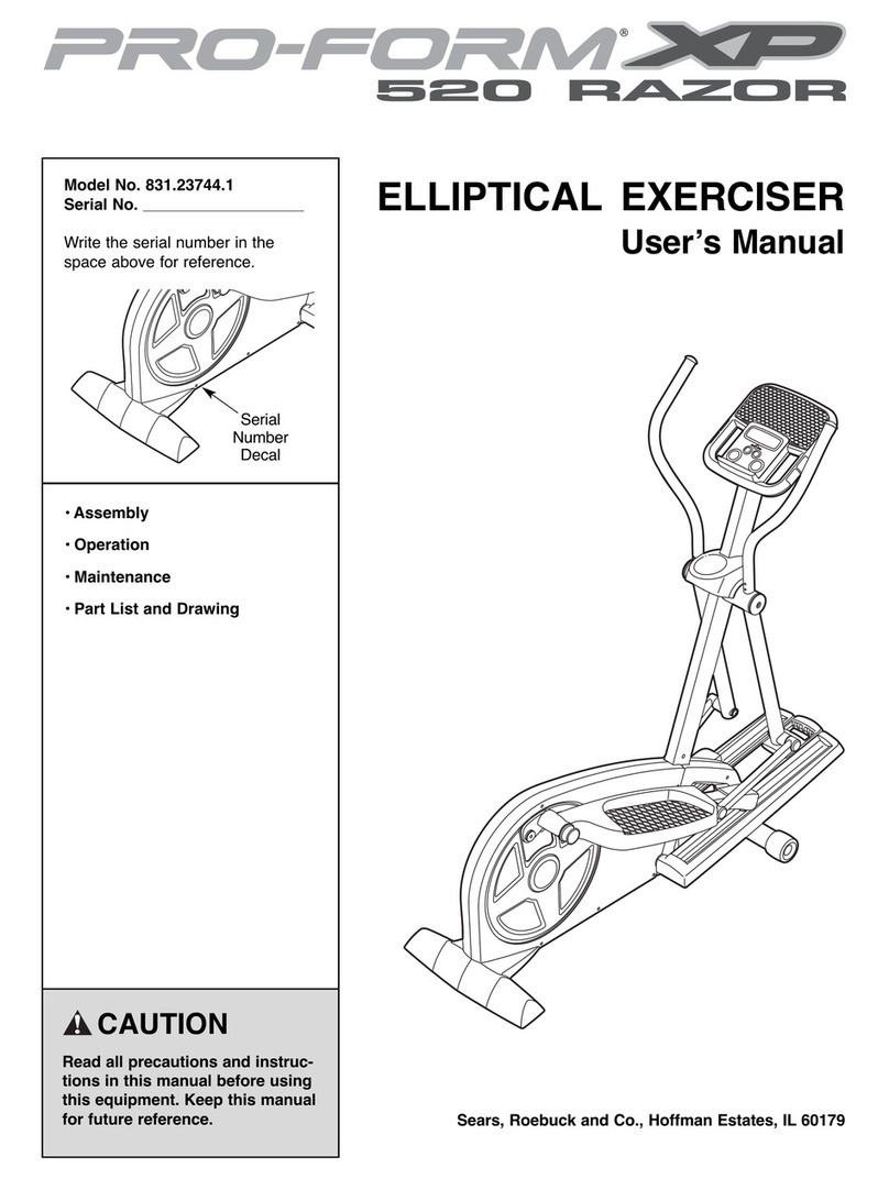 Pro-Form 831.23744.1 User manual
