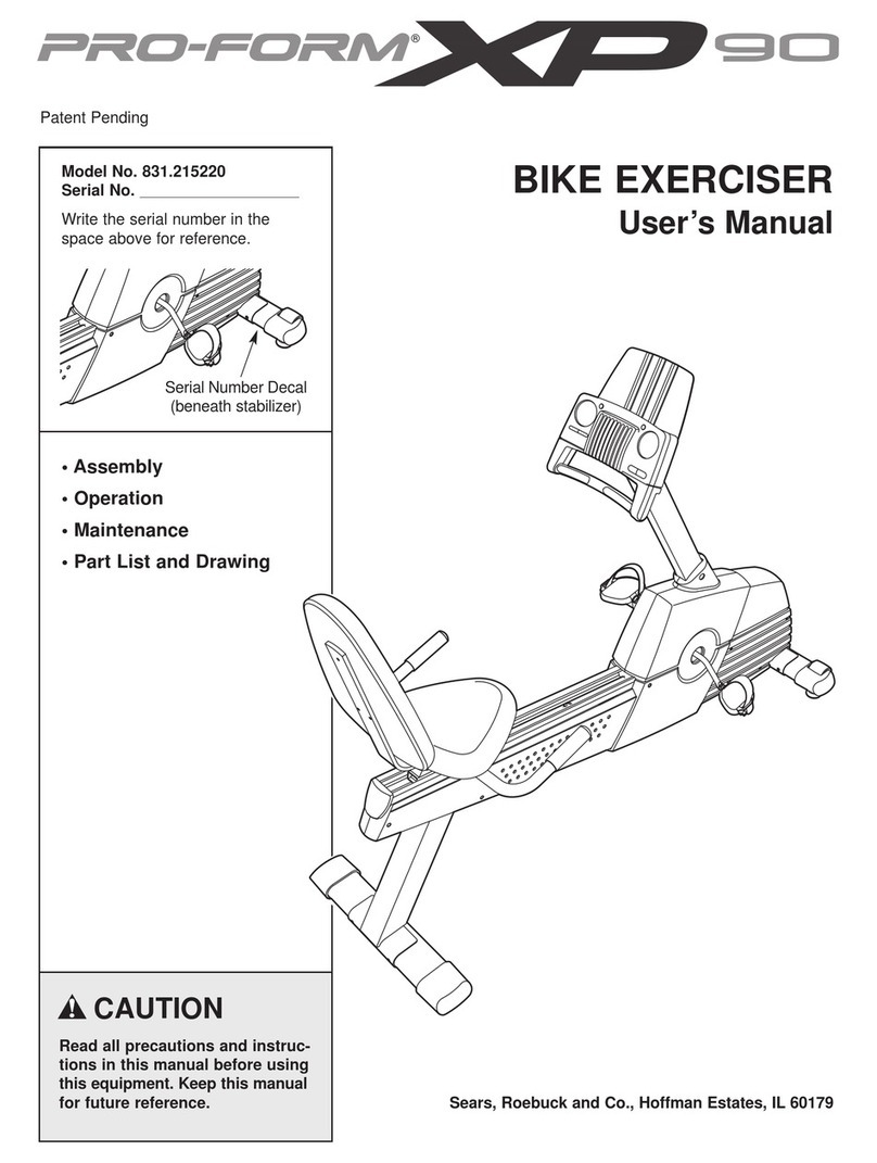 Pro-Form 831.215220 User manual