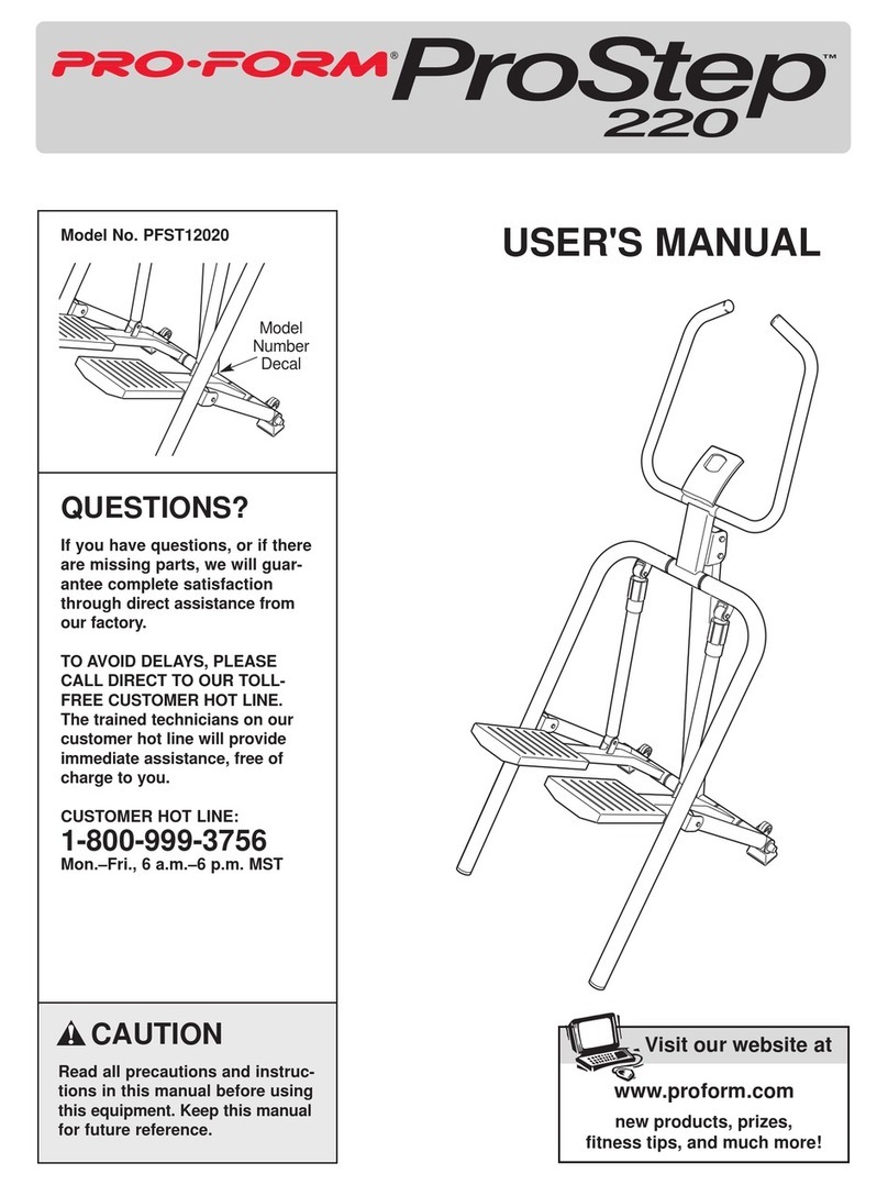 Pro-Form PFST12020 User manual