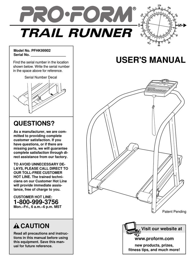 Pro-Form PFHK99902 User manual