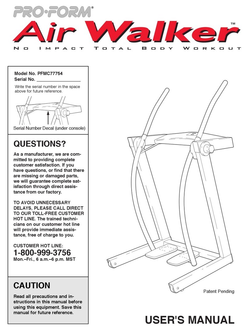 Pro-Form PFMC77754 user manual Pro-Form PFMC77754 user manual