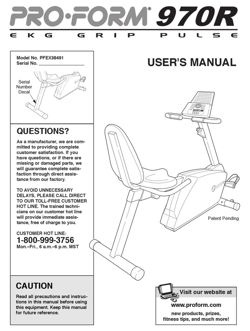 Pro-Form PFEX38491 User manual