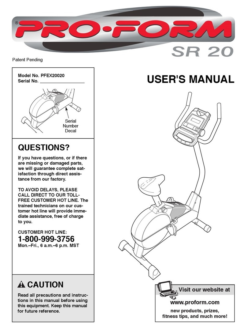 Pro-Form PFEX20020 User manual