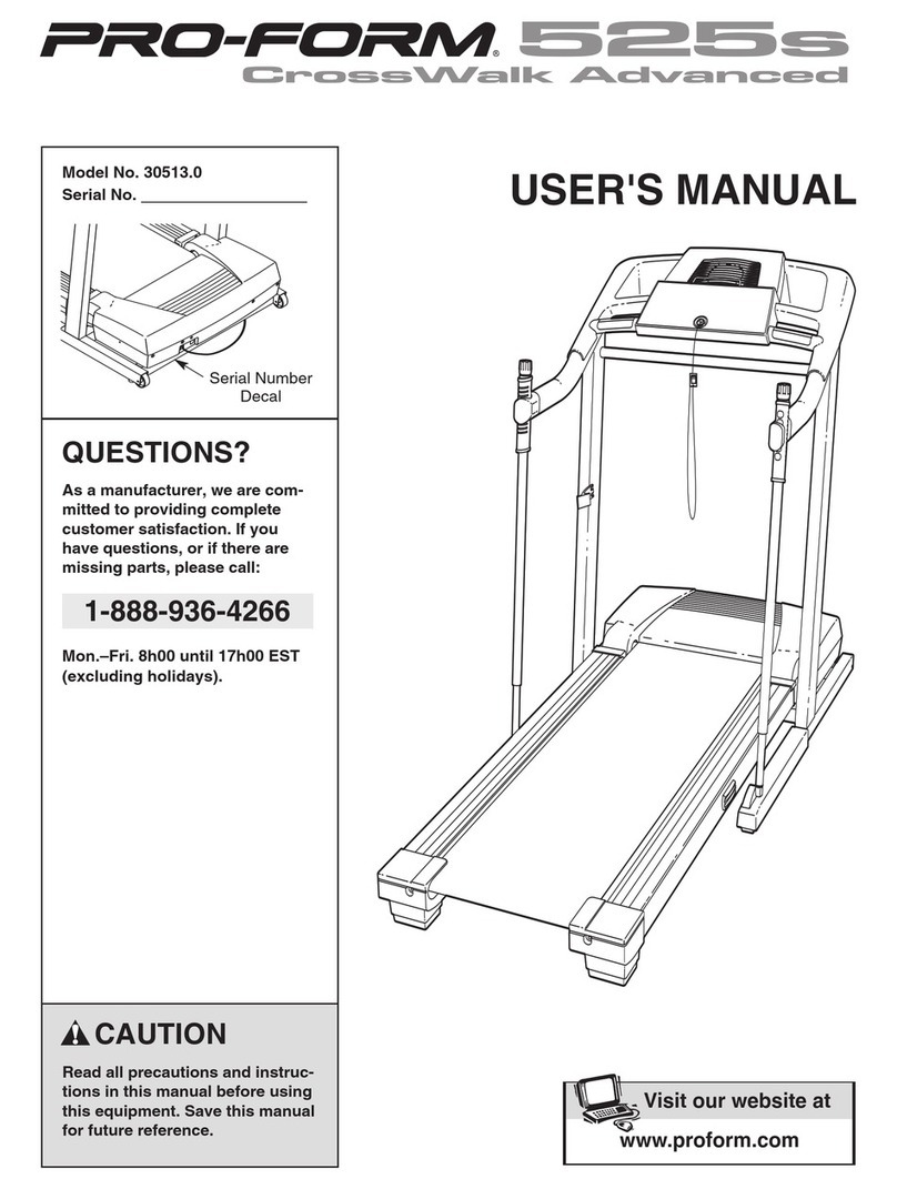 Pro-Form 30513.0 User manual