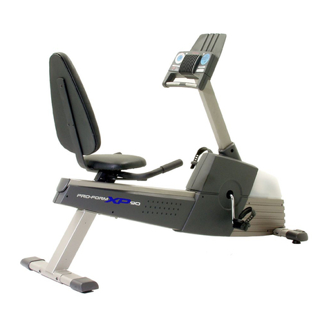 Pro-Form TrainerCycle PFEX38440 User manual