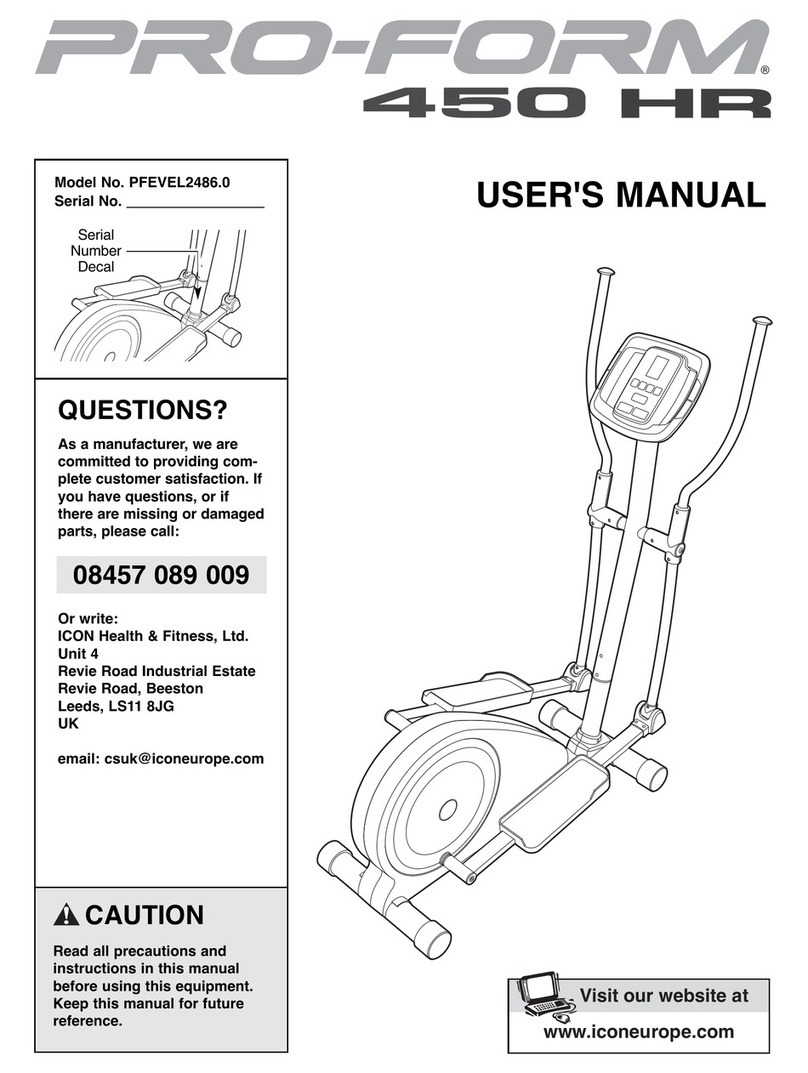 Pro-Form PFEVEL2486.0 user manual