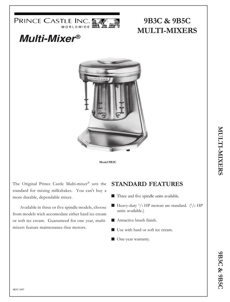 Prince Castle MULTI-MIXER 9B3C User manual