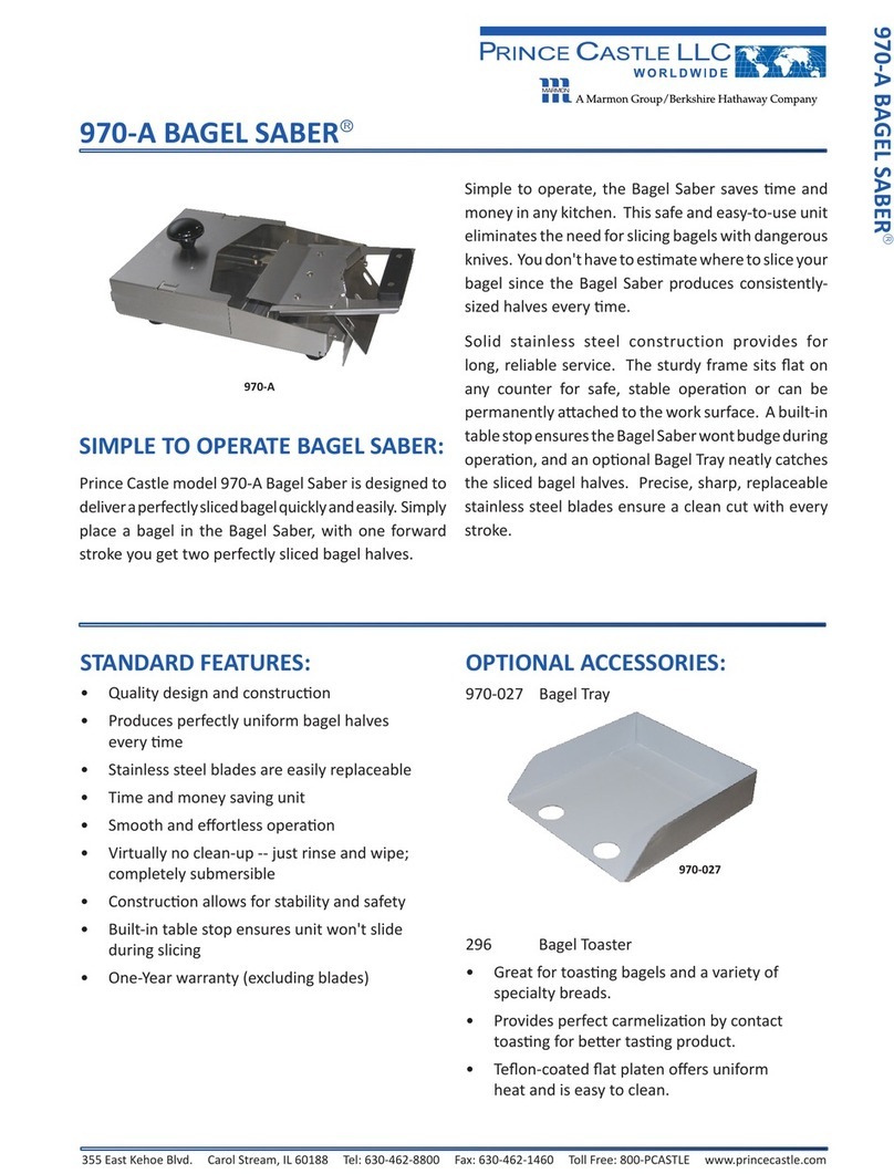 Prince Castle 970-A User manual