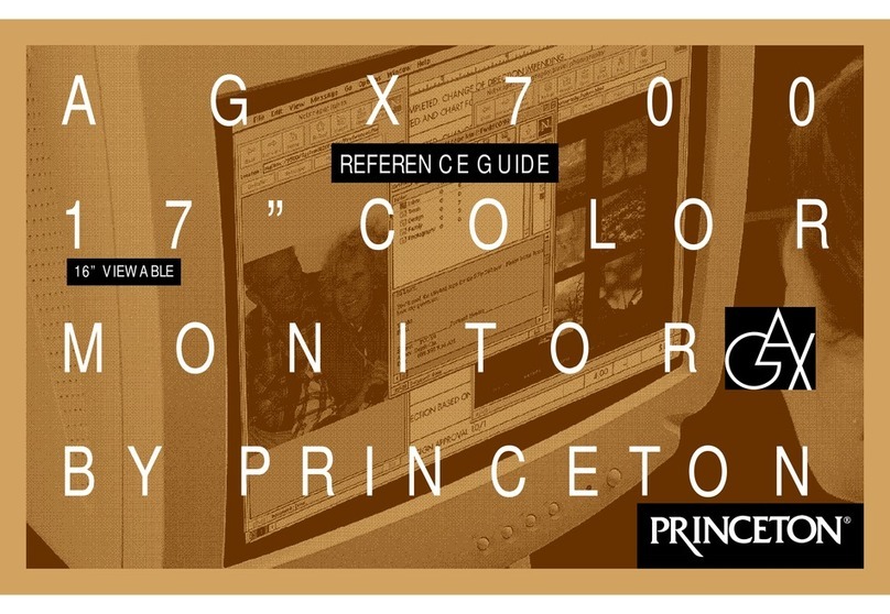 Princeton AGX700 User manual