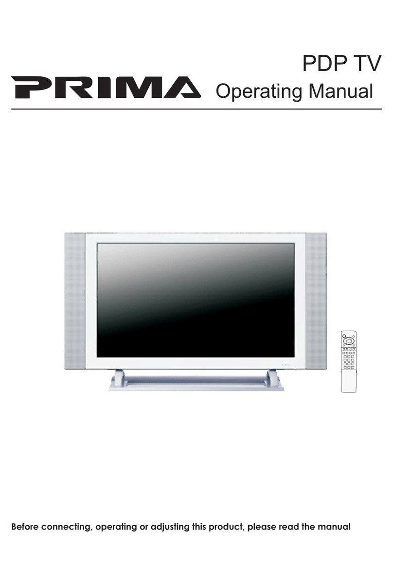 Prima PDP TV operating manual