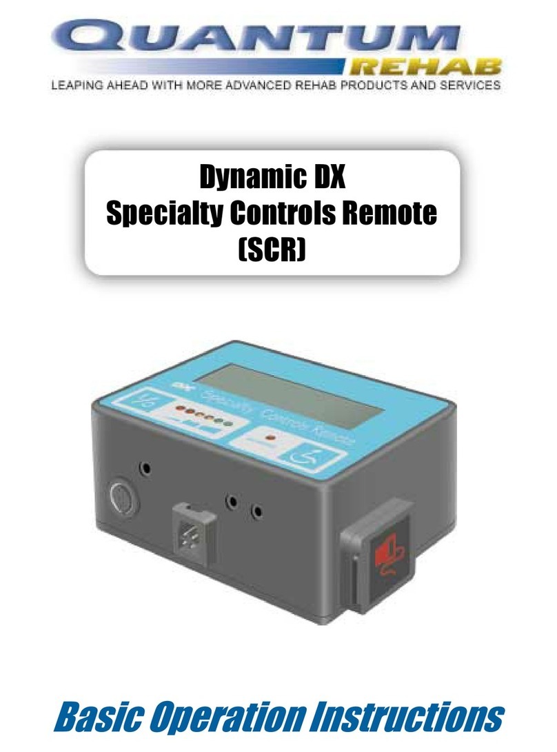 Quantum Rehab Network Adapter Dynamic DX Operation instructions