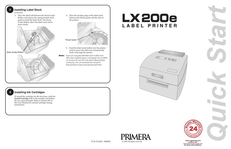 Primera LX200e User manual