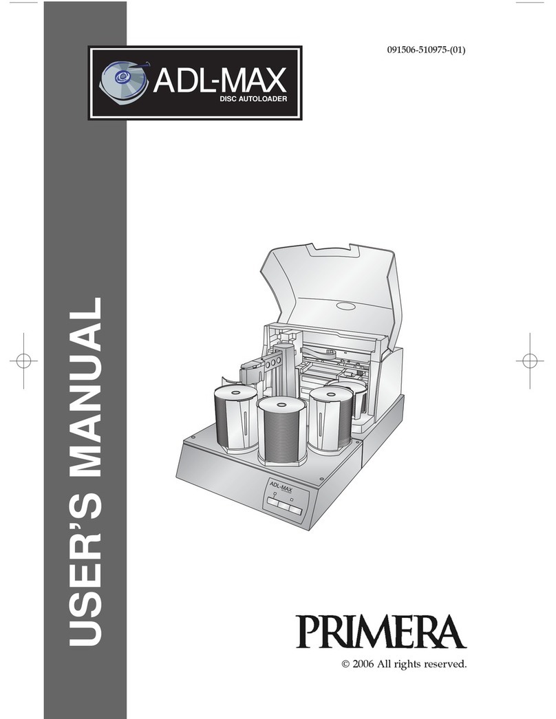 Primera Disc Autoloader ADL-MAX user manual