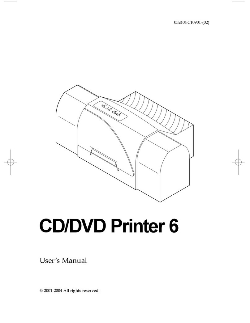 Primera CD/DVD Printer 6 User manual