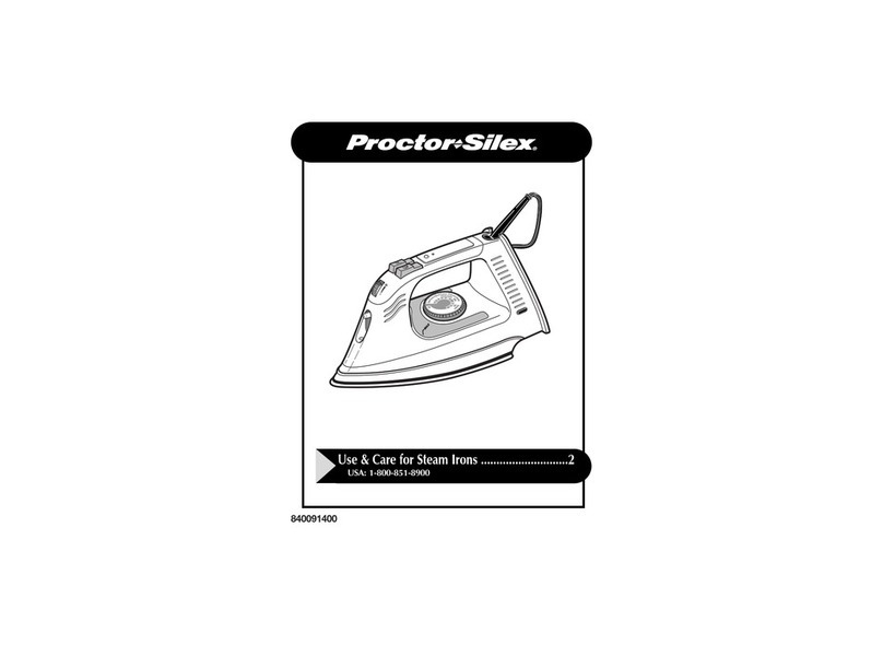 Proctor-Silex 840091400 Use and care