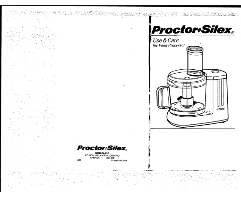 Proctor-Silex 70100 User manual Proctor-Silex 70100 User manual
