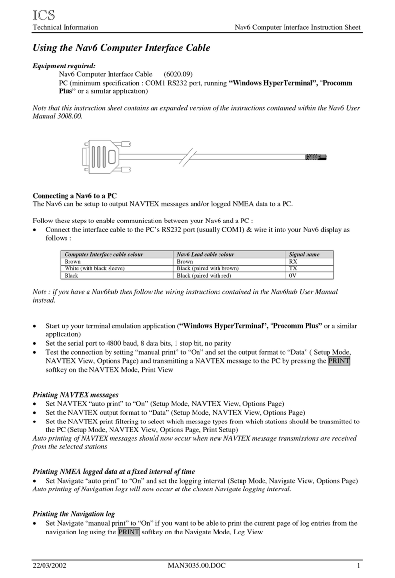 ICS Nav6 instruction sheet