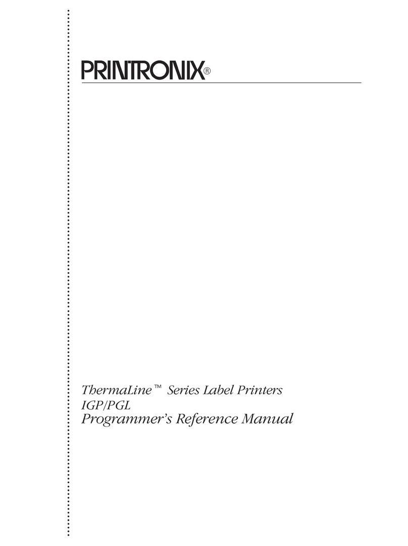 Printronix ThermaLine Series User manual