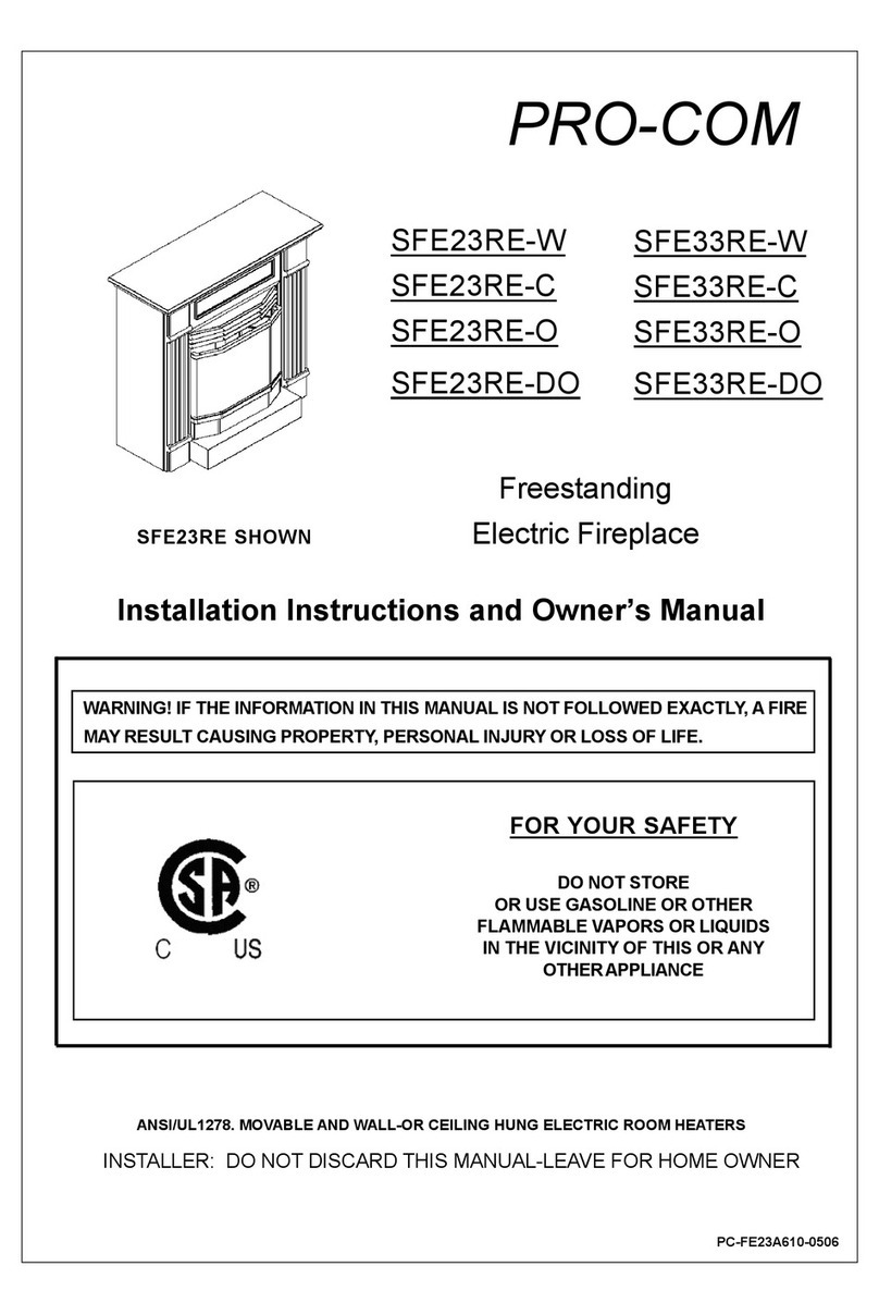 Procom PRO-COM SFE23RE-C User manual Procom PRO-COM SFE23RE-C User manual