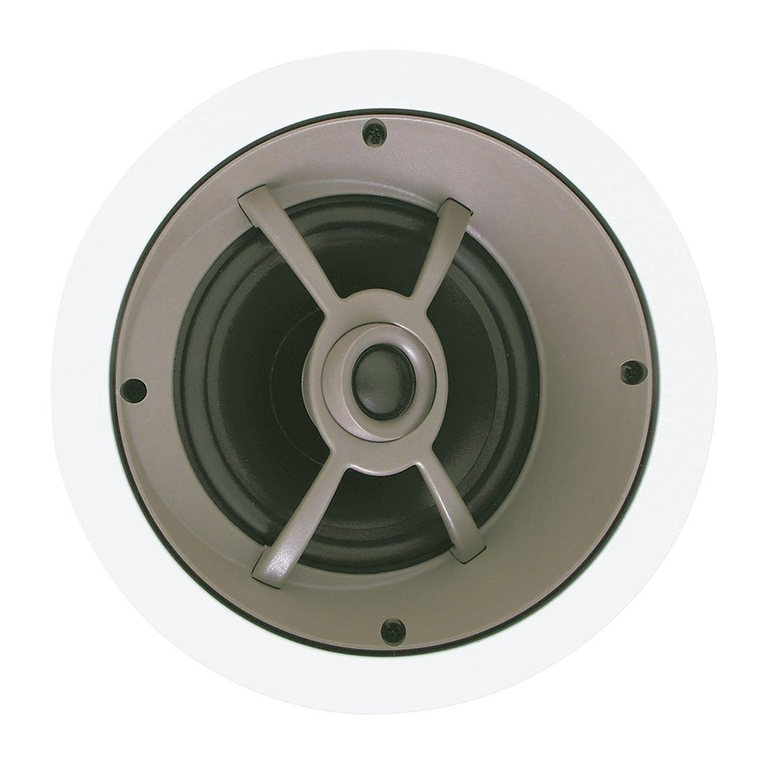 Proficient Audio Systems Proficient LCR C650 User manual
