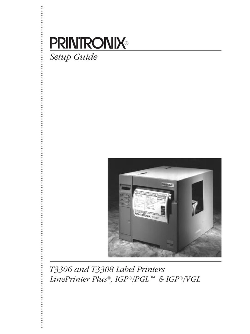 Printronix T3306 Setup guide