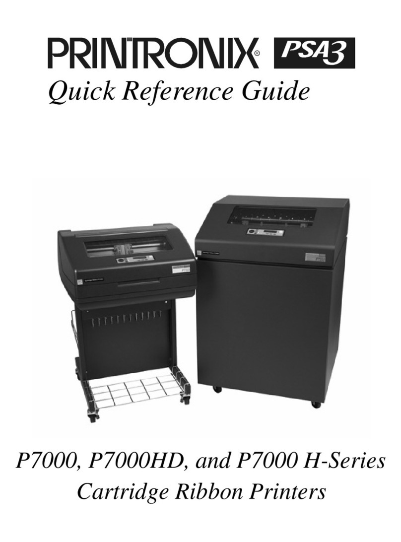 Printronix P7000 H-Series User manual