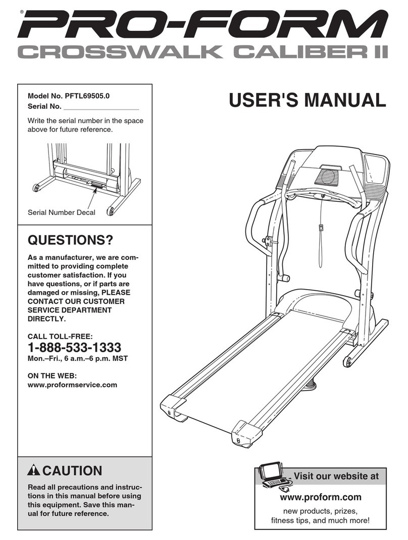 Pro-Form PFTL69505.0 User manual