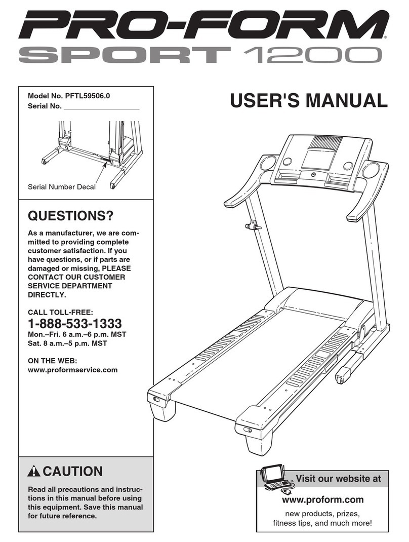 Pro-Form PFTL59506.0 User manual