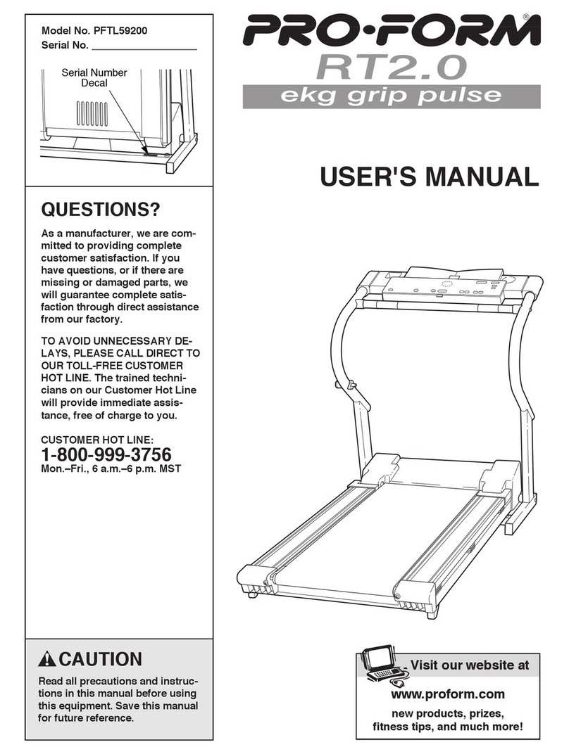 Pro-Form PFTL59200 User manual