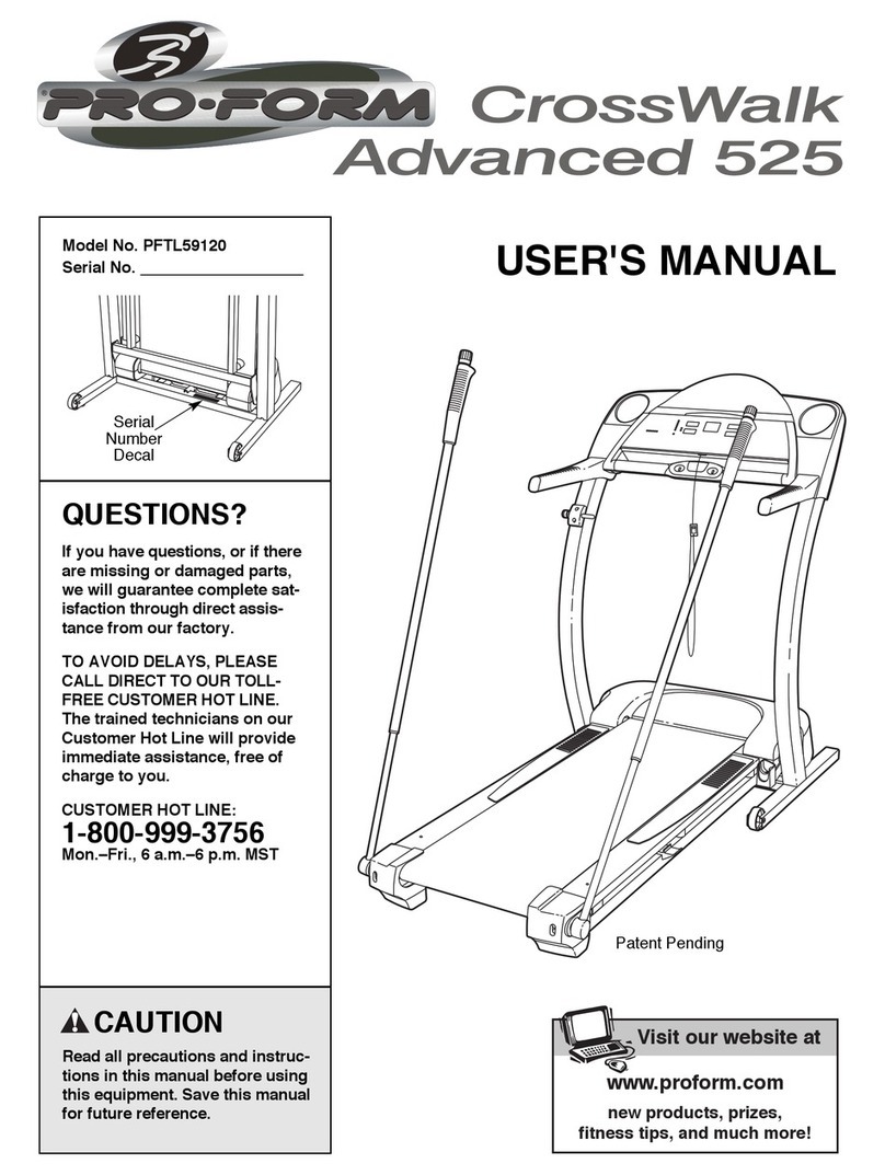 Pro-Form PFTL59120 User manual