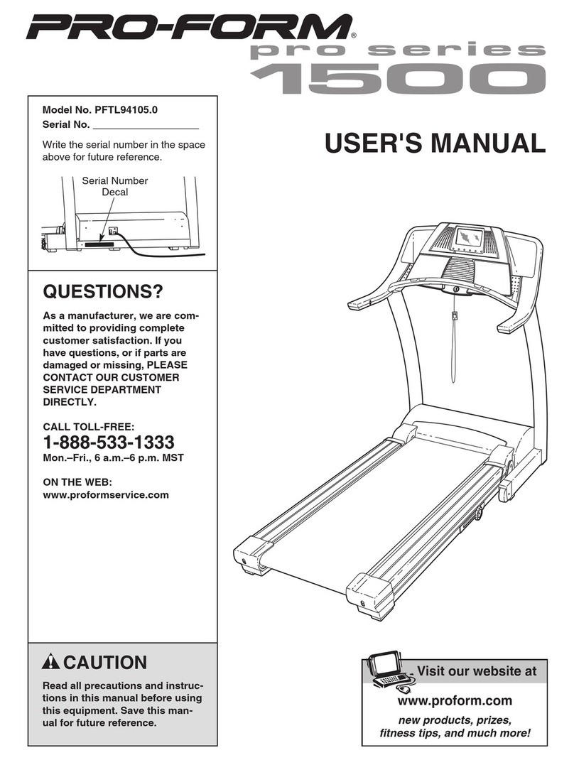 Pro-Form PFTL94105.0 User manual Pro-Form PFTL94105.0 User manual