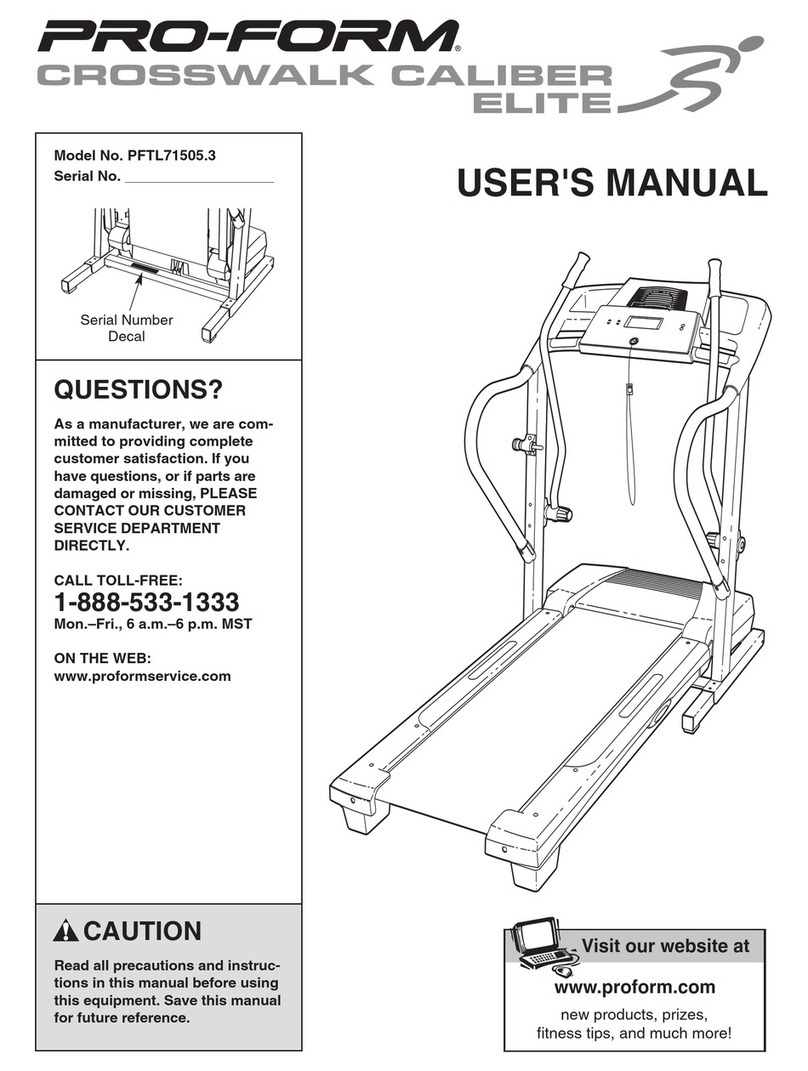 Pro-Form PFTL71505.3 User manual