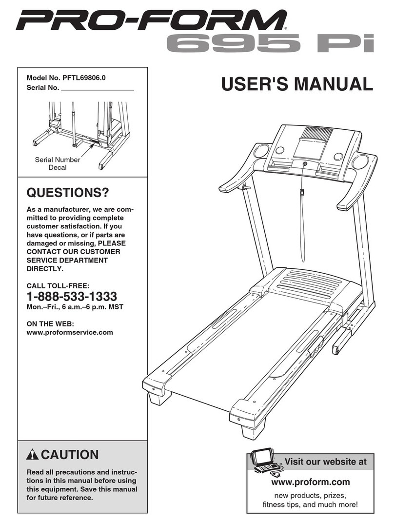 Pro-Form PFTL69806.0 User manual