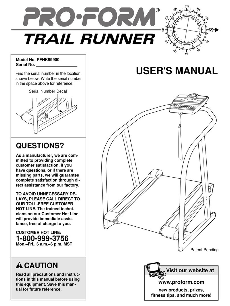 Pro-Form PFHK99900 User manual
