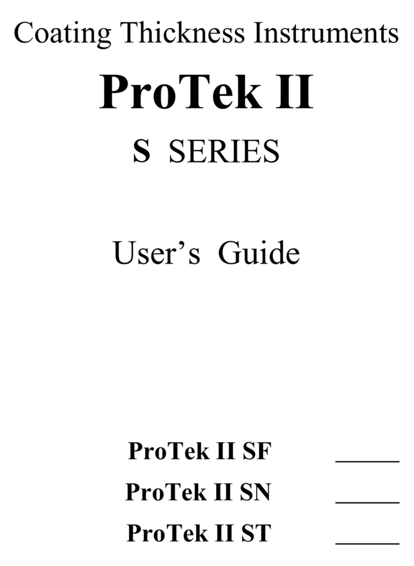 Pro-tec PROTEK II PROTEK II SF user guide