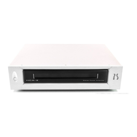 PS Audio HCA-2 User manual