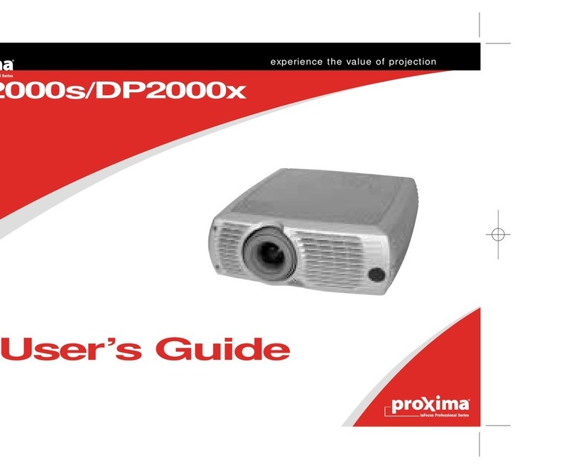 Proxima DP2000s User manual