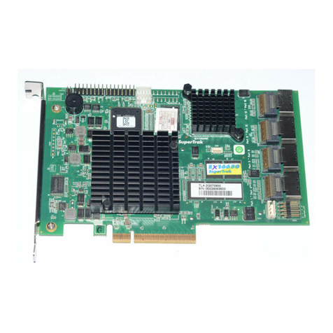 Promise SuperTrak EX16650 quick start guide