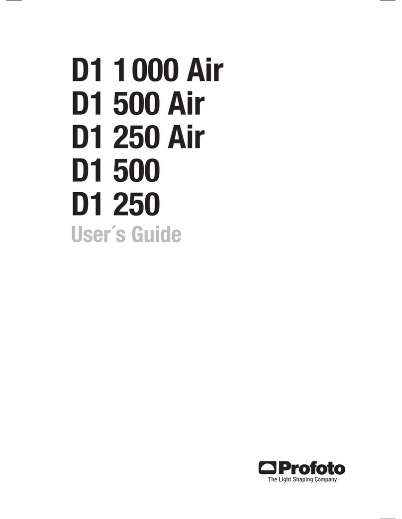 Profoto D1 D1 250 Air User manual