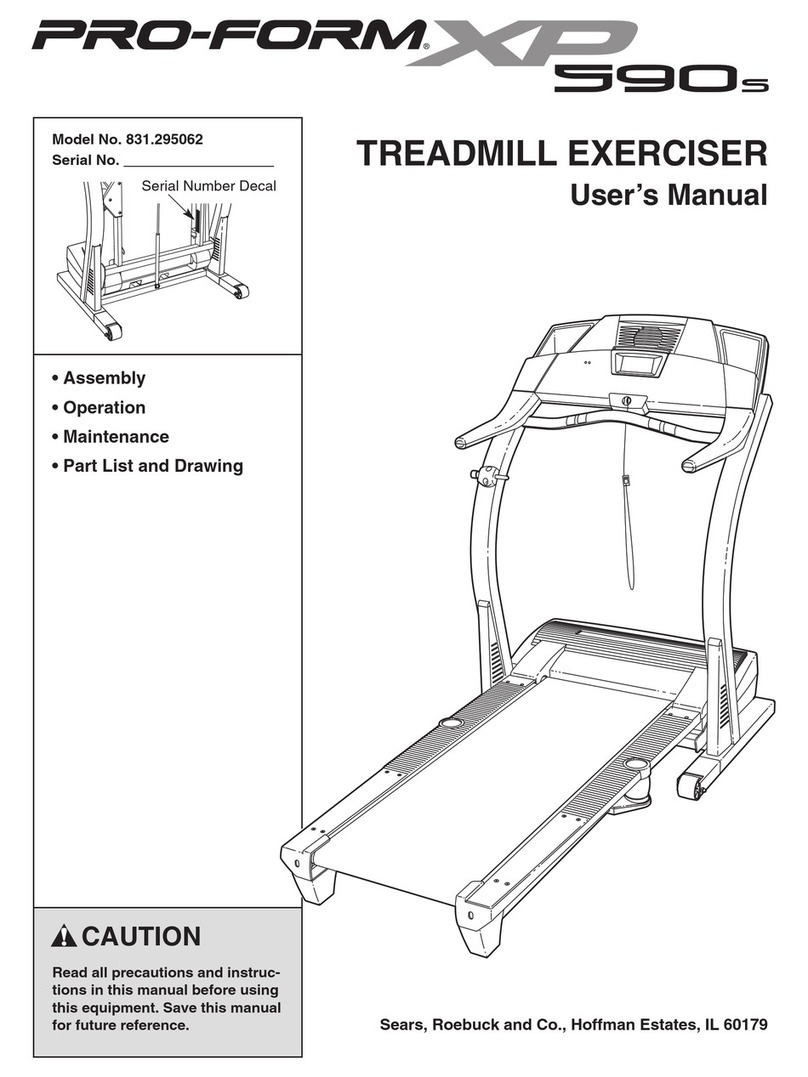 Pro-Form 831.295062 User manual