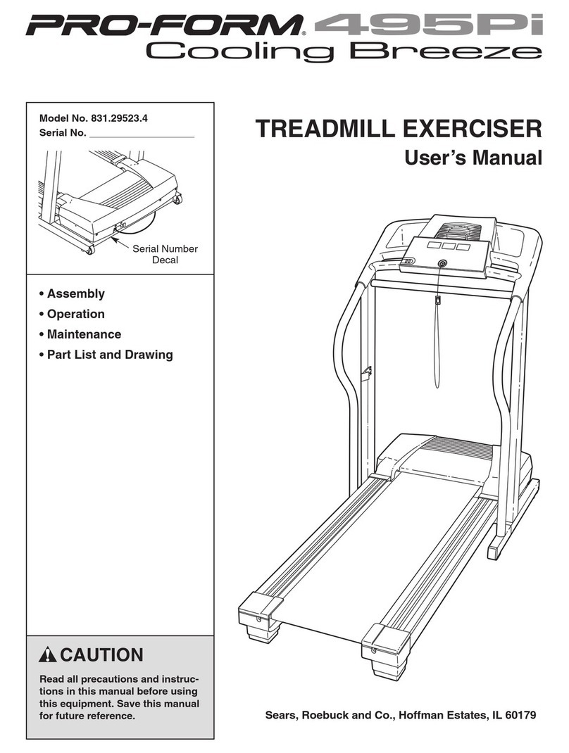 Pro-Form 831.29523.4 user manual