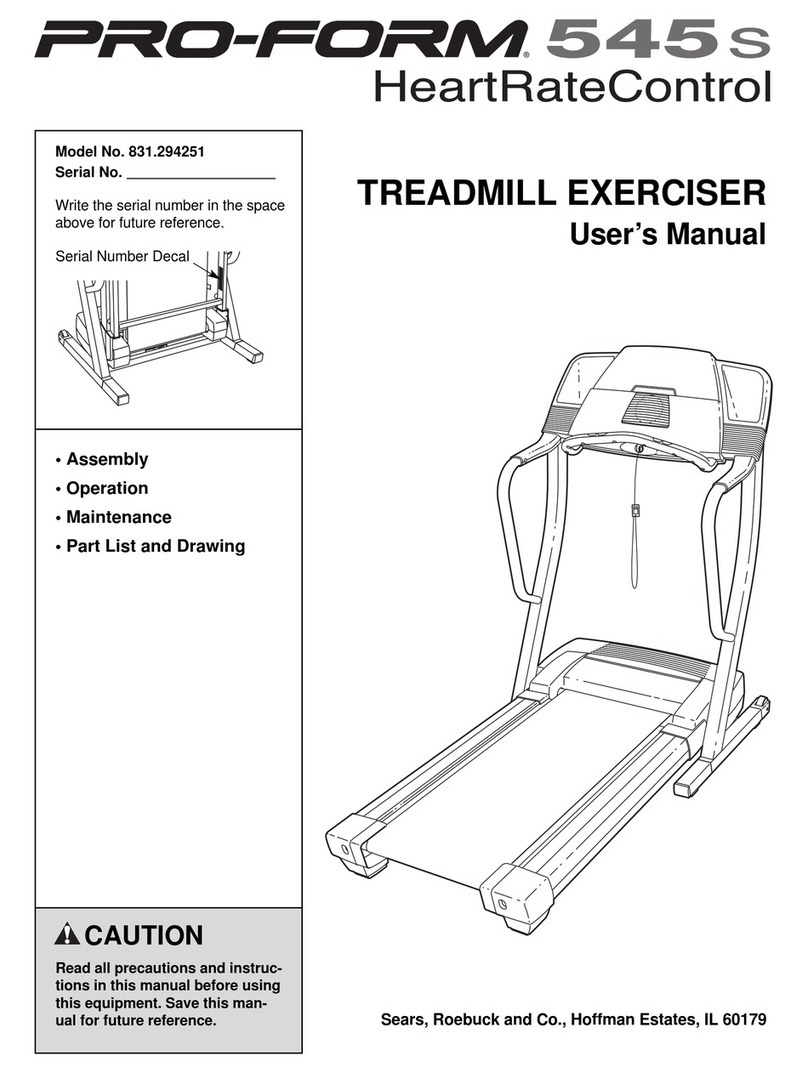 Pro-Form 831.294251 User manual