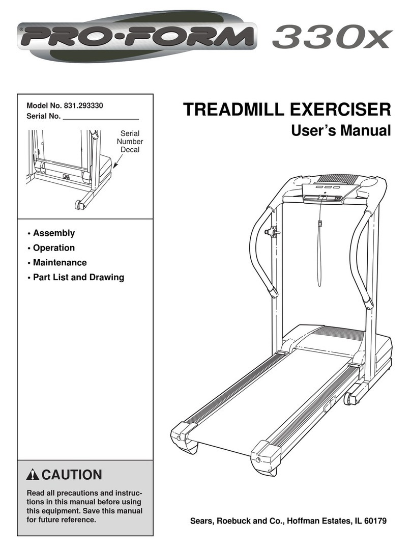 Pro-Form 831.293330 User manual