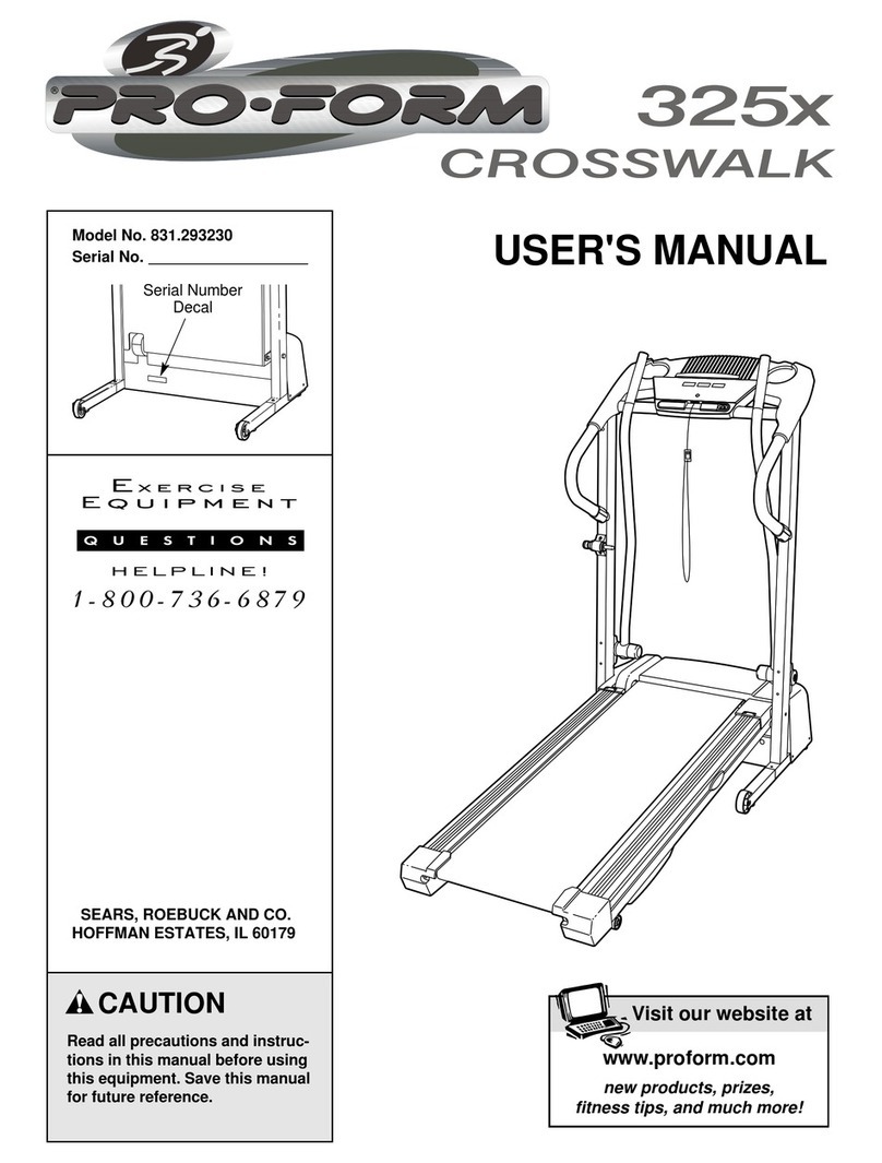 Pro-Form 831.293230 User manual Pro-Form 831.293230 User manual