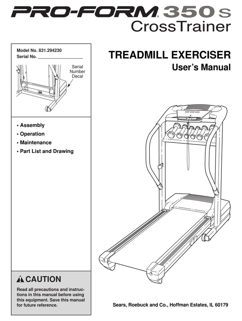 Pro-Form 831.294230 User manual Pro-Form 831.294230 User manual