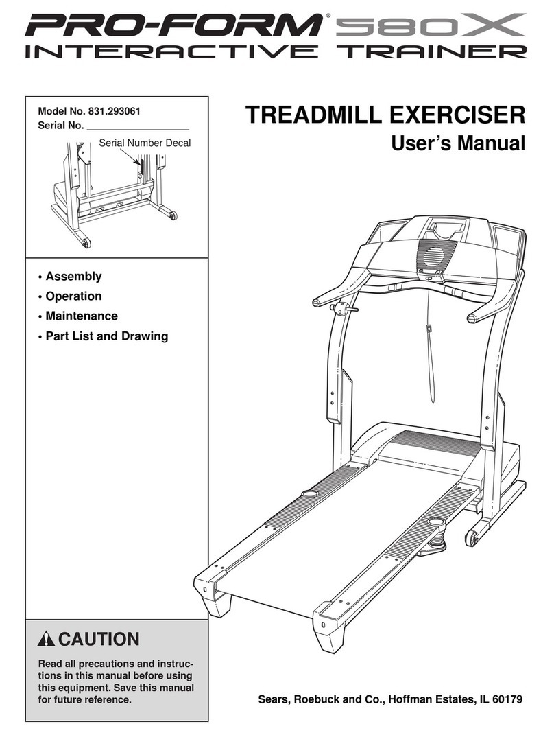 Pro-Form 831.293061 User manual