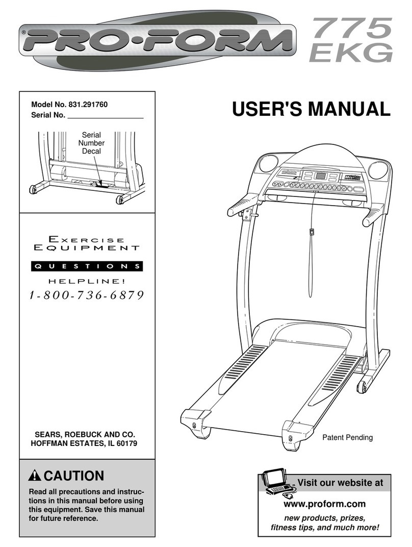 Pro-Form 831.291760 User manual